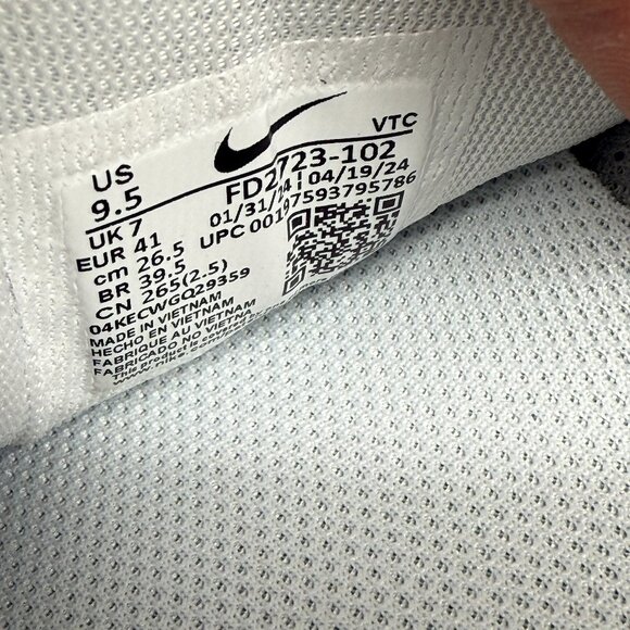 Nike Air Zoom Pegasus 41 Womens Running Shoes White FD2723-102 NEW* Sz 9.5 - Picture 8 of 8